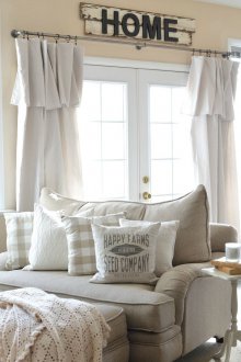 Завеси за градинарство от лен