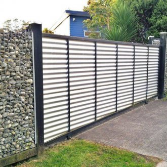 금속 프레임의 골판지 게이트