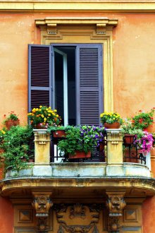 Балконна врата Лувър