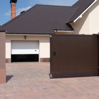 Вертикални порти от профилиран лист