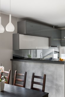 Сив цвят в дизайна на кухнята