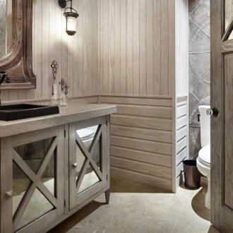 Gothic bathroom in the house