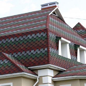 Цветна ролка с плочки