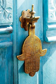 Звънец на врата в ориенталски стил