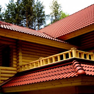 Пясъчни плочки с червен цвят