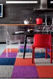 Килимни плочки в кухнята
