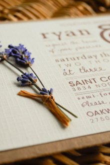 Покана за сватба в селски стил