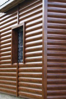 Метален сайдинг под щанга