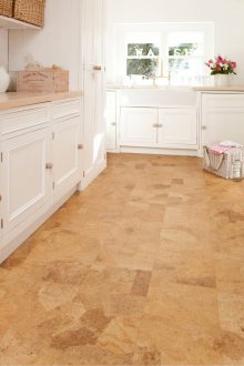 Корк ламинат в кухнята