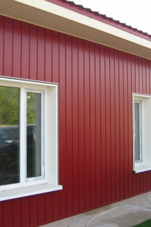 Acrylic Siding Red