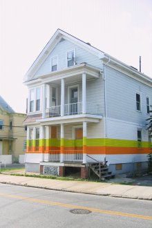 Acrylic siding painting