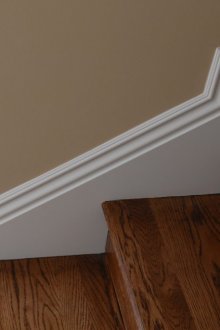 Стълбищна перваза в интериора