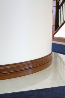 Радиус дъска в интериора