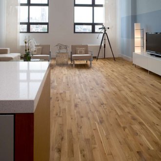 Замък ламинат в интериора