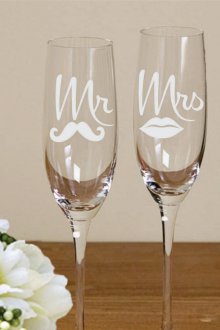 Сватбени очила със стикер