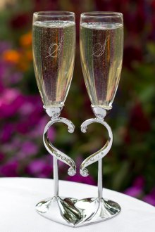 Сватбени очила със сърце