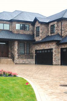 Stone siding for home