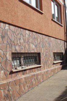 Stone imitation siding