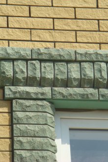 Artificial stone siding