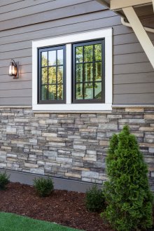 Stone siding