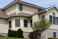 Beige Vinyl Siding