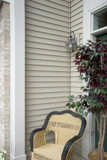 Винил сайдинг на верандата