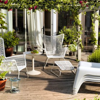 Градински паркет естествен