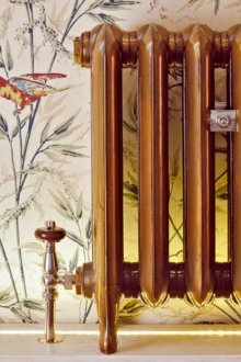 Чугунена батерия в бронз