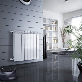 Алуминиев радиатор с термостат