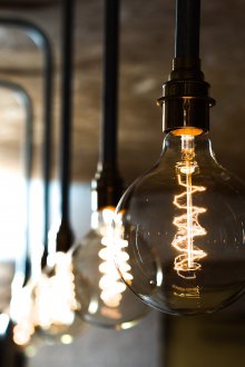 Висяща лампа на Едисън