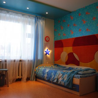 Килим на стената в детската стая