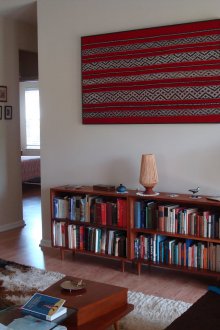 Килим на стената в рамката