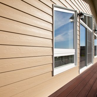 Фиброциментен сайдинг бежов