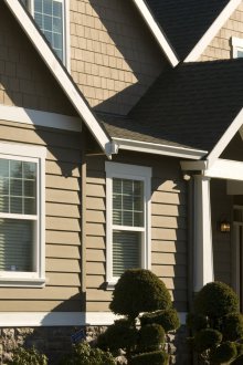 Фиброциментови сайдинг отпред