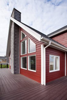 Сайдинг от червено влакно