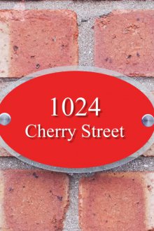 Червена плоча на къщата