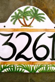 Къща в тропически стил знак