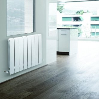 Бял биметален радиатор