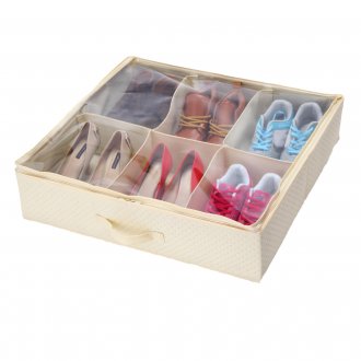 Малък органайзер за обувки с прозрачен връх