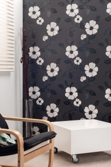 Фотьойл изпъкващ черен