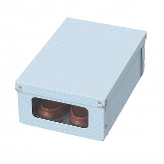 Кутия за съхранение на обувки с прозрачен прозорец е много удобно нещо