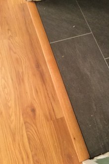 Праг на челната фуга за ламинат