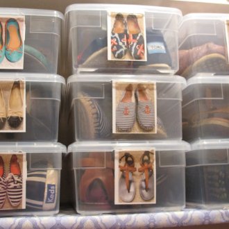 Прозрачна кутия за обувки