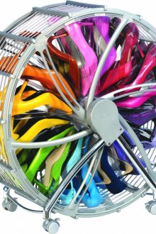 Оригинално колело за съхранение на обувки