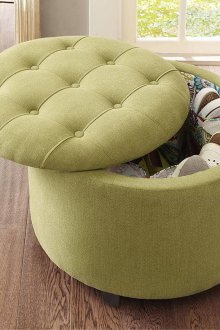 Османска с джобове за обувки