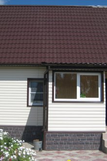 Сайдинг блок къща за външна употреба