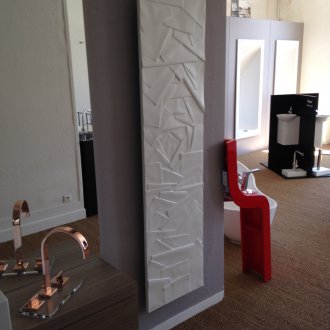 Water radiator with decor