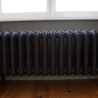 Water radiator under the window