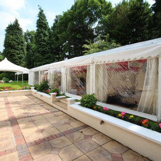 Градинска палатка прозрачна