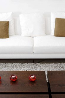 Sofa Amsterdam dengan lengan kayu